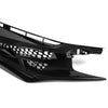 Compatible For Honda Civic 10th GEN 2016 2017 2018 Glossy Black FK8 TYPE-R Style Front Bumper Mesh Grille ABS Plastic Hood Grill + Eye Lid Replacement