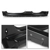 G-PLUS Rocker Panels Left and Right Side Compatible with Chevy Silverado/GMC Sierra Pickup Extended Cab 2014-2018 (Not Fit Crew Cab) Black