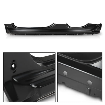 G-PLUS Rocker Panels Left and Right Side Compatible with Chevy Silverado/GMC Sierra Pickup Extended Cab 2014-2018 (Not Fit Crew Cab) Black