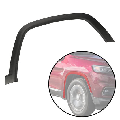 G-PLUS Front Right Fender Flare Compatible with Compass 2017-2022 OE Style Wheel Cover Protector Wheel Opening Molding Arch Trim Black