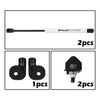 G-PLUS Racing Hood Lift Strut Damper Shock Set- Complete Kit White Compatible with Ford Mustang 15-21