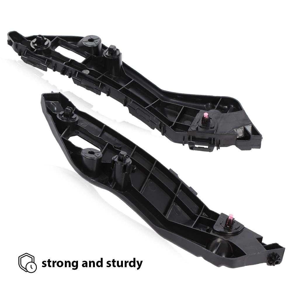 G-PLUS Front Bumper Support Spacer Retainer Brackets RH&LH Compatible with 2013-2015 Toyota RAV4 525350R030, 525360R030, TO1033116, TO1032116 Front 2-Pcs