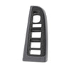 G-PLUS Window Switch Bezel Cover Driver Side, Push Button, Manual, Dark Gray, Compatible with Chevy Silverado/GMC Sierra 2003-2007