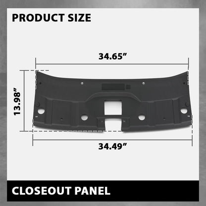 G-PLUS Radiator Cover Closeout Panel, Compatible with Jeep Grand Cherokee 2021-2023, 68374964AC, 68374964AB