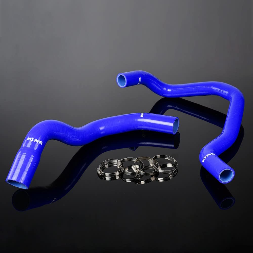 G-PLUS Silicone Radiator Hose Clamps Compatible With 1984-2005 Jeep Cherokee XJ 4.0l 242 CID L6 (Blue)
