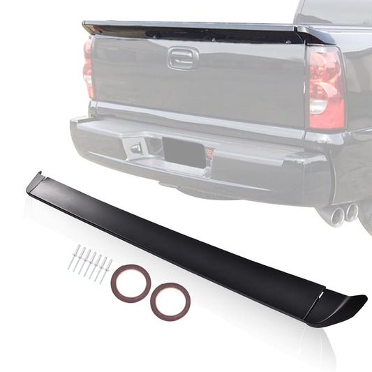 G-PLUS Tailgate Spoiler Rear Tail Wing Spoiler Compatible with Chevy Silverado 1500 Intimidator/GMC Sierra 1500 Pick Up Truck 1999-2006 (Only Fit Fleetside Models. Not Fit Stepside Model)