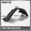 G-PLUS Fender Liner Splash Shield Front Right Side Compatible with Porsche Macan 2.0L 2017-2024 95B809962D, PO1249100 Black