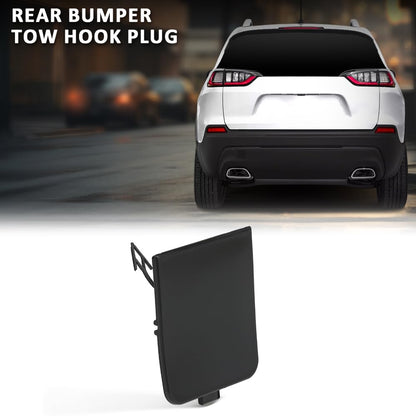 G-PLUS Rear Bumper Tow Hook Plug Cover Compatible with Jeep Cherokee 2019-2023 68306584AA