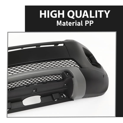 G-PLUS Front Bumper Cover Compatible with Rover Range Rover Evoque 2012-2015, w/o Camera Hole, w/Head Light Washer Holes, 101-59170C, RO1000141, LR072259, LR036137, LR064613, Black