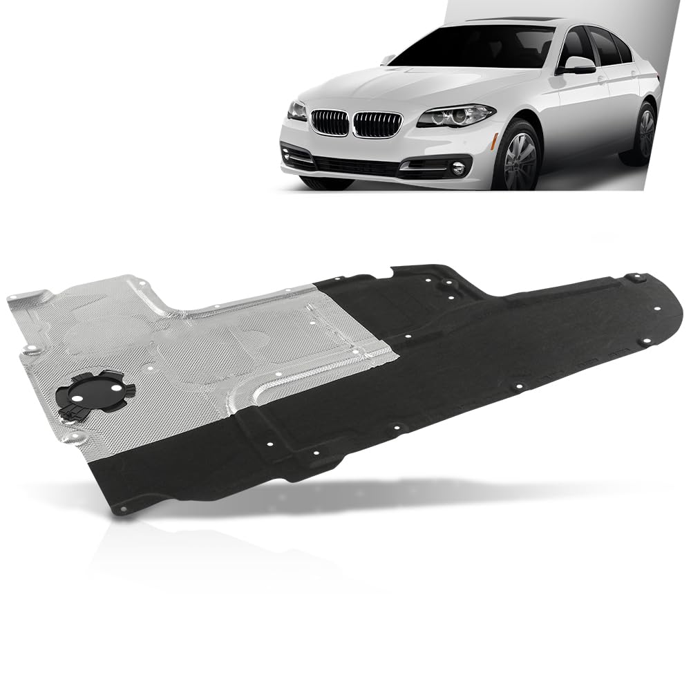 G-PLUS Engine Splash Shield Center Under Cover Fit BMW 528i/535i Base 2011-2016,Fit BMW 535d Base 2014-2016,Fit 535i GT Base 2010-2017,Fit 640i Base 2012-2018 51757207147 BM1228161