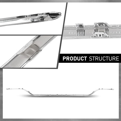 G-PLUS Bumper Face Bar Trim Molding Rear Compatible with Benz E300 2017-2019 For Models Without Luxury Package, Fit Benz E350 2021-2022 2138856601, MB1144121