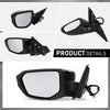 G-PLUS Power Heated Mirror w/ 5-Pin Left Driver Side Compatible with Honda Civic 2016-2021 Manual Folding 76258TBAC21ZA 76258TBAA21ZA Glossy Black