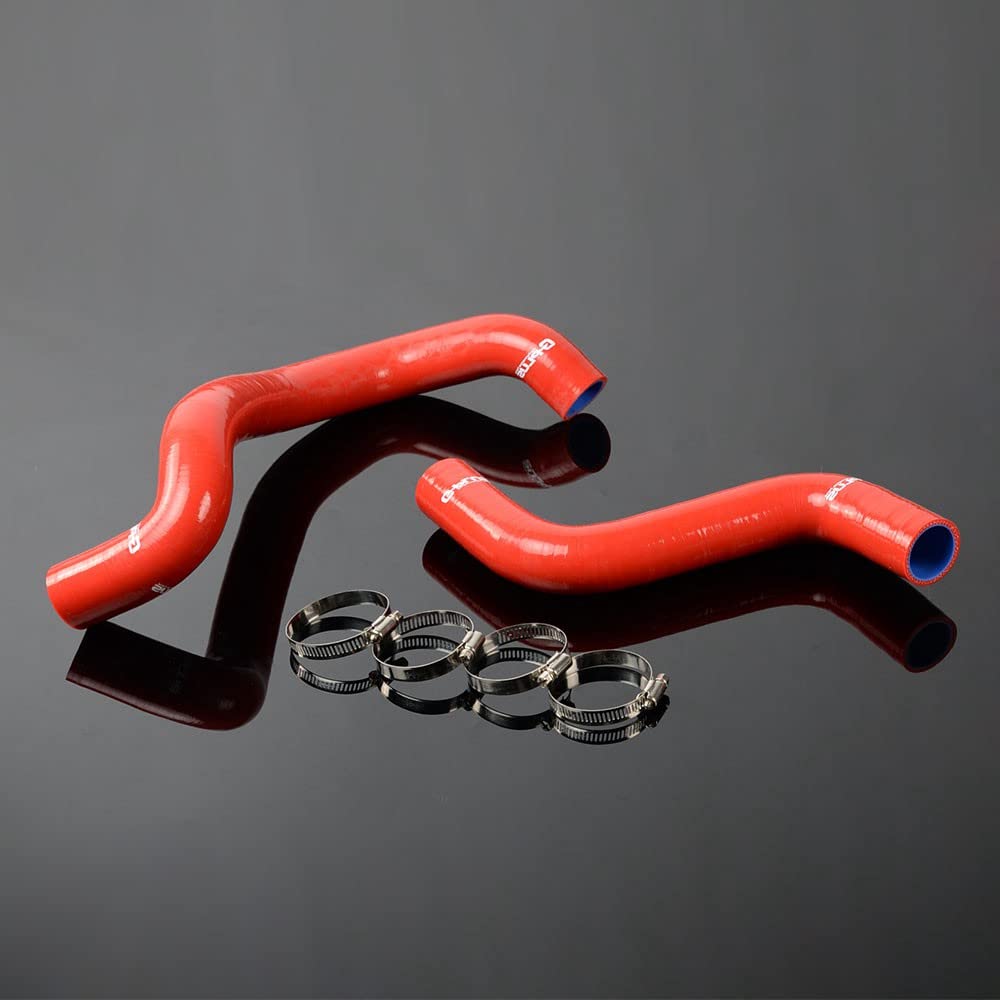G-PLUS Silicone Radiator Hose Clamps Kit Compatible With NISSAN 1995-1999 Maxima VQ30DE VQ 1996-1997 (Red)