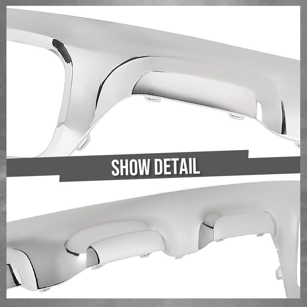 G-PLUS Rear Bumper Valance Panel Compatible with Benz GLA250 2018 2019 2020, Fit Models W/AMG Styling Package, W/O AMG Exterior Carbon and Night Package 1568855001, MB1195147 Sliver