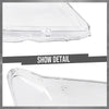 G-PLUS Headlight Lens Cover Compatible with BMW X3 F25 2011-2014 Left Side Front Headlamp Lens Cover Clear