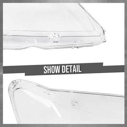 G-PLUS Headlight Lens Cover Compatible with BMW X3 F25 2011-2014 Left Side Front Headlamp Lens Cover Clear