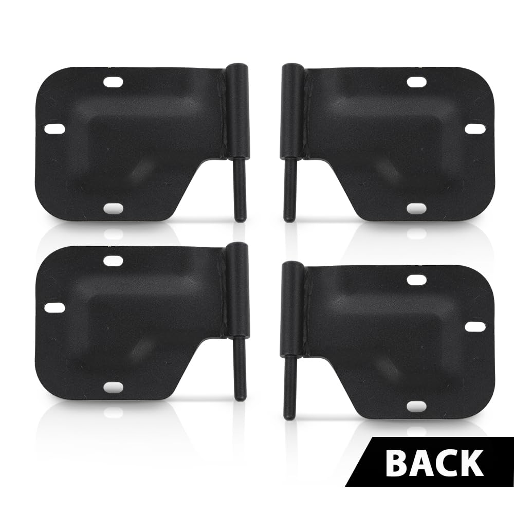 G-PLUS Door Hinges 4pcs Black Compatible with HMMWV M998