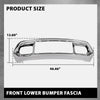 G-PLUS Front Bumper Lower Fascia Applique Compatible with Jeep Grand Cherokee 2016-2021 68310779AA