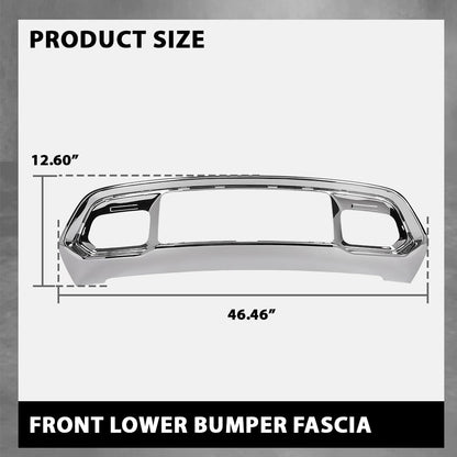 G-PLUS Front Bumper Lower Fascia Applique Compatible with Jeep Grand Cherokee 2016-2021 68310779AA