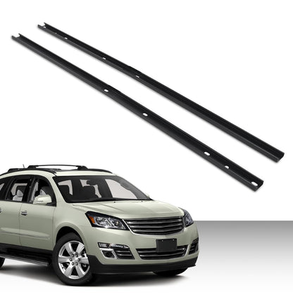 G-PLUS Roof Rack Side Rail Package Black 2 pcs Compatible with Chevy Traverse 2009-2017 19244264