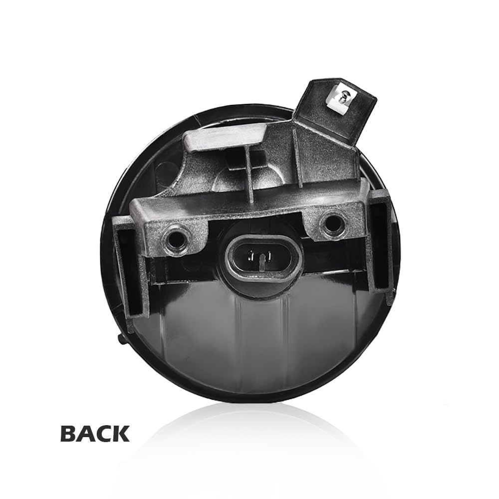 G-PLUS Left Fog Lights Compatible with Dakota Pickup Truck SUV 2001-2004/ Dodge Durango 2001-2003 Front Bumper Fog Light Lamps w/Bulbs (Clear Lens) 55077320AD, CH2592113, 9587988