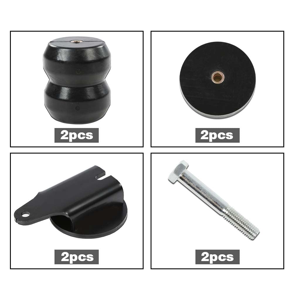 G-PLUS Rear Suspension Enhancement System Compatible with Chevy Silverado 2500 HD/Fit GMC Sierra 2500 HD 1999-2010 Suspension Helper Springs T/IGMRCK25S