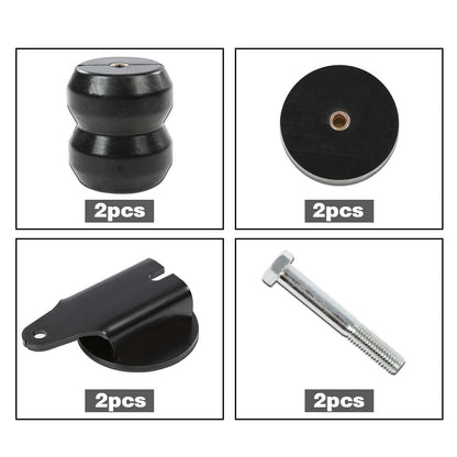 G-PLUS Rear Suspension Enhancement System Compatible with Chevy Silverado 2500 HD/Fit GMC Sierra 2500 HD 1999-2010 Suspension Helper Springs T/IGMRCK25S