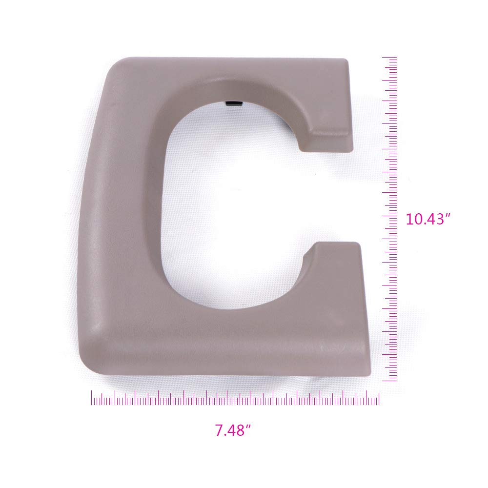 G-PLUS Center Console Cup Holder Compatible with Pad Medium Parchment Pebble Compatible with 2004-2014 Ford F150