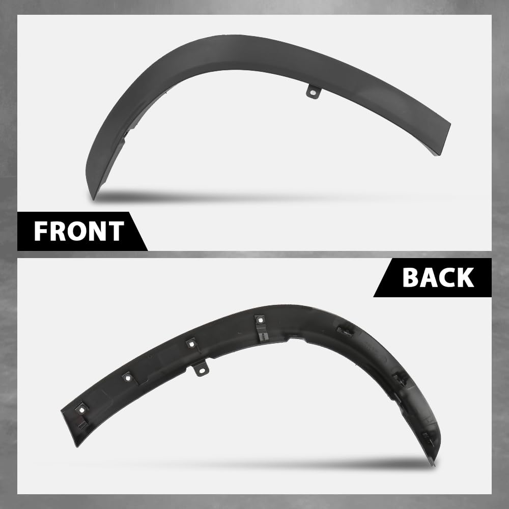 G-PLUS Rear Right Fender Flare Compatible with Toyota Highlander 2020 2021 2022 2023 Wheel Arch Molding Fender Trim 750870E030, TO1791116