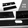 G-PLUS Engine Well Frame Rail Splash Shields Seals Compatible with Dodge Trucks D Series 2WD 1972-1981 Black