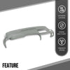 G-PLUS TPE Dash Cover Dashboard Compatible with Chevy Silverado GMC Sierra 2007-2013 Fit Dual Glovebox Style Dashes Gray