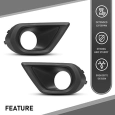 G-PLUS Fog Light Bezel Cover Set for Subaru Forester 2014-2016 Product Image