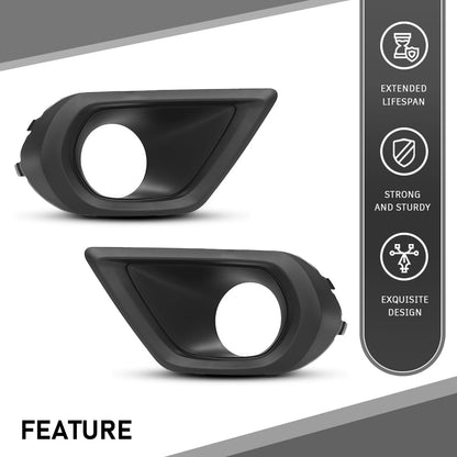 G-PLUS Fog Light Bezel Cover Set Compatible with Subaru Forester 2.5i Model 2014-2016,Not Fit XT Models,Not Fit Forester 2.0XT Model 57731SG030
