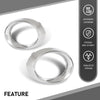 G-PLUS Fog Light Trim Set Left and Right Chrome 2Pcs Compatible with Benz GLK350 (submodel: 4Matic, Base) 2010-2012 2048851074