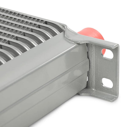 G-PLUS Universal Aluminum Engine Transmission Racing Oil Cooler Silver 16 Row English-style AN10-10AN T-6061 Aluminum