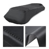 G-PLUS Pair Plain Hard Leather Saddlebag Speaker Lid Covers Fit 1993-2013 Touring Road King Electra Road Street Glide