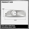 G-PLUS Passenger Side Fog Light Bezel Compatible with Subaru Outback 2010-2012 57731AJ42A, SU1039101