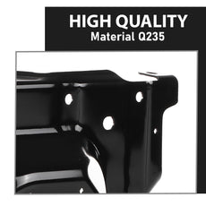 G-PLUS Bumper Impact Bracket for GMC Sierra 1500 2019-2022 Front Passenger Side Black Close-up View