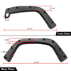 G-PLUS 4pcs Smooth Pocket Fender Flares Compatible with Jeep Wrangler TJ 1997-2006 & Wrangler LJ 2004-2006, Not Fit Sport Sport Utility Models, 6'' Wide Extended Style Wheel Protector Cover