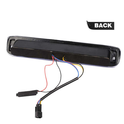 G-PLUS LED Third Brake Light Compatible with Chevy Silverado/GMC Sierra 1500 2500 3500 1999-2006 3rd Cargo Tail Stop Lamps, Smoky Lens Chrome Housing, 264115BK 5978318