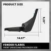 G-PLUS Front Bumper Fender Flares Trim Left Right 2Pcs Compatible with Range Rover Evoque 2012-2015