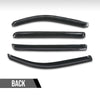 G-PLUS in-Channel Auto Vent Window Visor 4pcs Compatible with Dodge Ram 1500 Crew Cab 2019-2025 Not Fit Classic Body Style or Quad Cab in-Channel Rain Guards Smoke