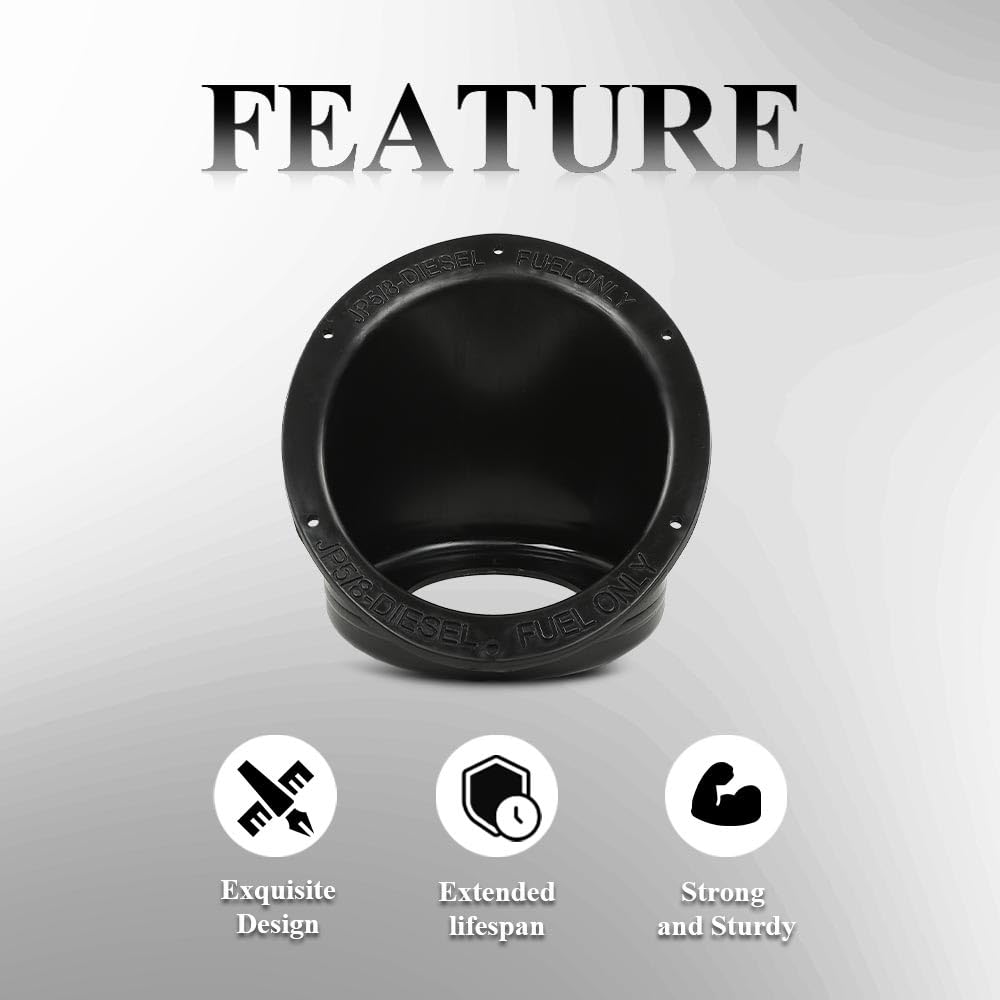 G-PLUS Fuel Filler Housing Fill Neck Opening Compatible with M998 HUMVEE HUMMER H1 Tank
