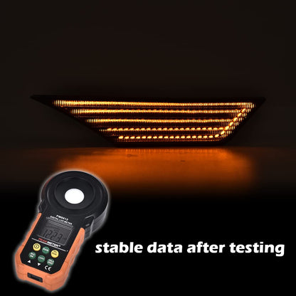 G-PLUS LED Switchback Signal Lamp Side Marker Lights Compatible with Honda Civic 2016 2017 2018 2019 2020 2021 33850TBAA02, 33850TBAA01, 33800TBAA02 Smoke Lens