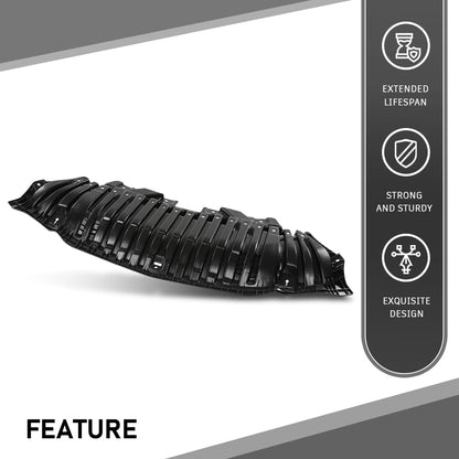 G-PLUS Front Engine Splash Shields Compatible with Benz C300 2016-2021 2055200000-PFM MB1228184