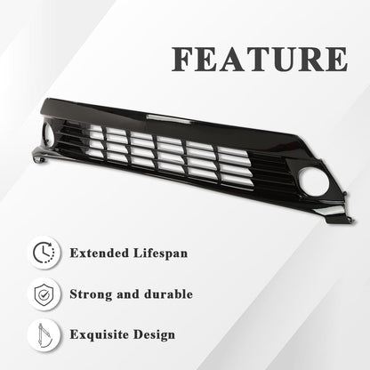 G-PLUS Front Bumper Grille Compatible with Toyota Prius 2012-2015 Primed Black 5310247020 TO1036157
