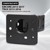 G-PLUS Bumper Impact Bar Bracket Set Compatible with Buick Encore 2013-2017 Chevy Trax 2013-2016 42392685, 42392684 Black