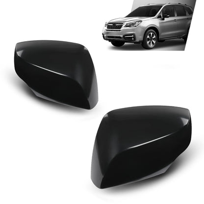 G-PLUS Door Side Rear View Wing Mirror Cover Cap Pair Compatible with Subaru Forester 2014-2018 (non eyesight detection),Fit Subaru Outback Crosstrek Impreza 2012-2014 91059AJ200