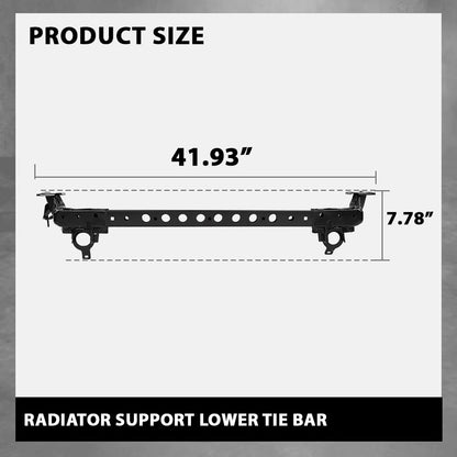 G-PLUS Radiator Support Lower Tie Bar Compatible with Cadillac XT4 2019-2022 23362297, GM1225398, GM1225398C Black