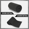 G-PLUS 12" x 12ft Boat Trailer Bunk Carpet, Outdoor Ribbed Marine Bunk Carpet Fit for Boat Trailer Runners Black Boat Carpet
